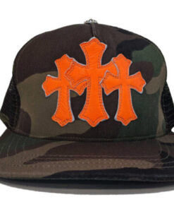 Chrome Hearts Cemetery Trucker Hat – Camo