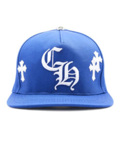 Chrome Hearts Cross Patch Baseball Hat – Blue