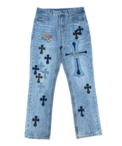 Chrome Hearts Denim Words Jeans