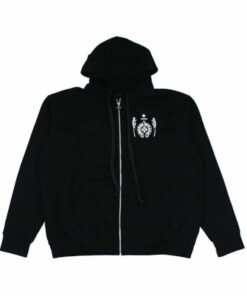 Chrome Hearts Foti Harris Teeter Space Suit Zip Hoodie – Black