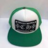 Chrome Hearts Green And White Hollywood Hat