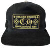 Chrome Hearts Hollywood Corduroy Trucker Hat – Black-Gold