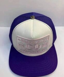 Chrome Hearts Hollywood Trucker Hat PurpleWhitePink