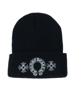 Chrome Hearts Horse Shoe Beanie – Black