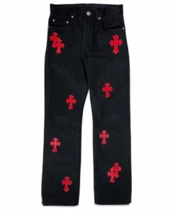 Chrome Hearts Levi’s Red Cross Patch Jeans – Black