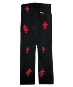 Chrome Hearts Levi’s Red Cross Patch Jeans – Black