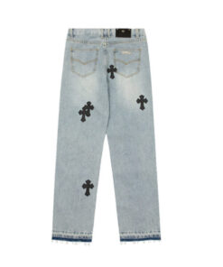 Chrome Hearts Light Blue Jeans