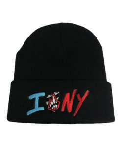 Chrome Hearts Matty Boy Sex Records I Love NY Beanie – Black