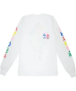 Chrome Hearts Multi Color Cross Cemetery Sweatshirt