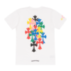 Chrome Hearts Multi Color Cross Cemetery T-Shirt – White