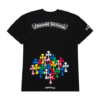 Chrome Hearts Multi Color Cross Scroll Tee – Black