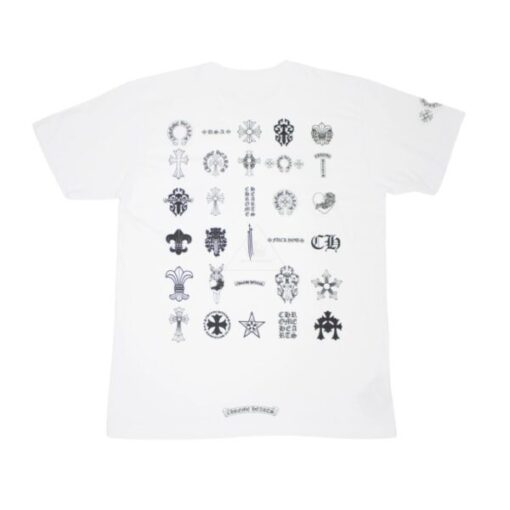 Chrome Hearts Multi Logo Short Sleeve T-Shirt