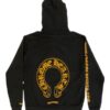 Chrome Hearts Online Exclusive Hoodie Yellow back