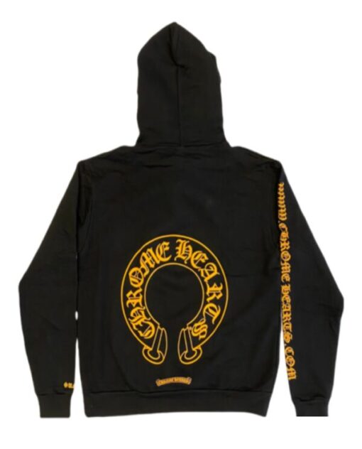 Chrome Hearts Online Exclusive Hoodie Yellow back