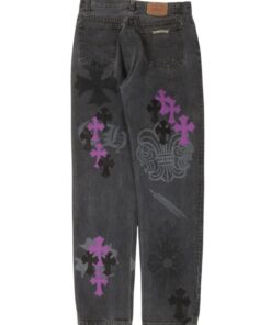 Chrome Hearts Online Exclusive Levi’s Cross Patch Stencil Jeans