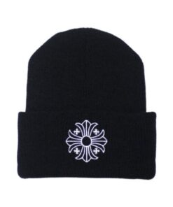 Chrome Hearts Plus Cross Beanie – Black