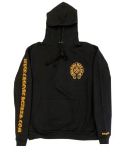 Chrome Hearts Online Exclusive Hoodie Yellow back